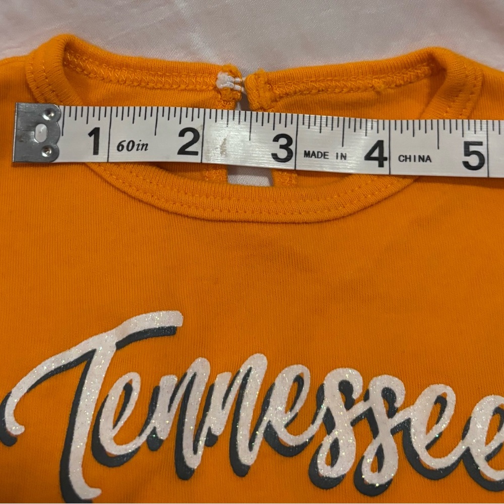 Used Gen2 Tennessee Volunteers Orange Baby Onesie 0-3 months - Picture 6 of 7